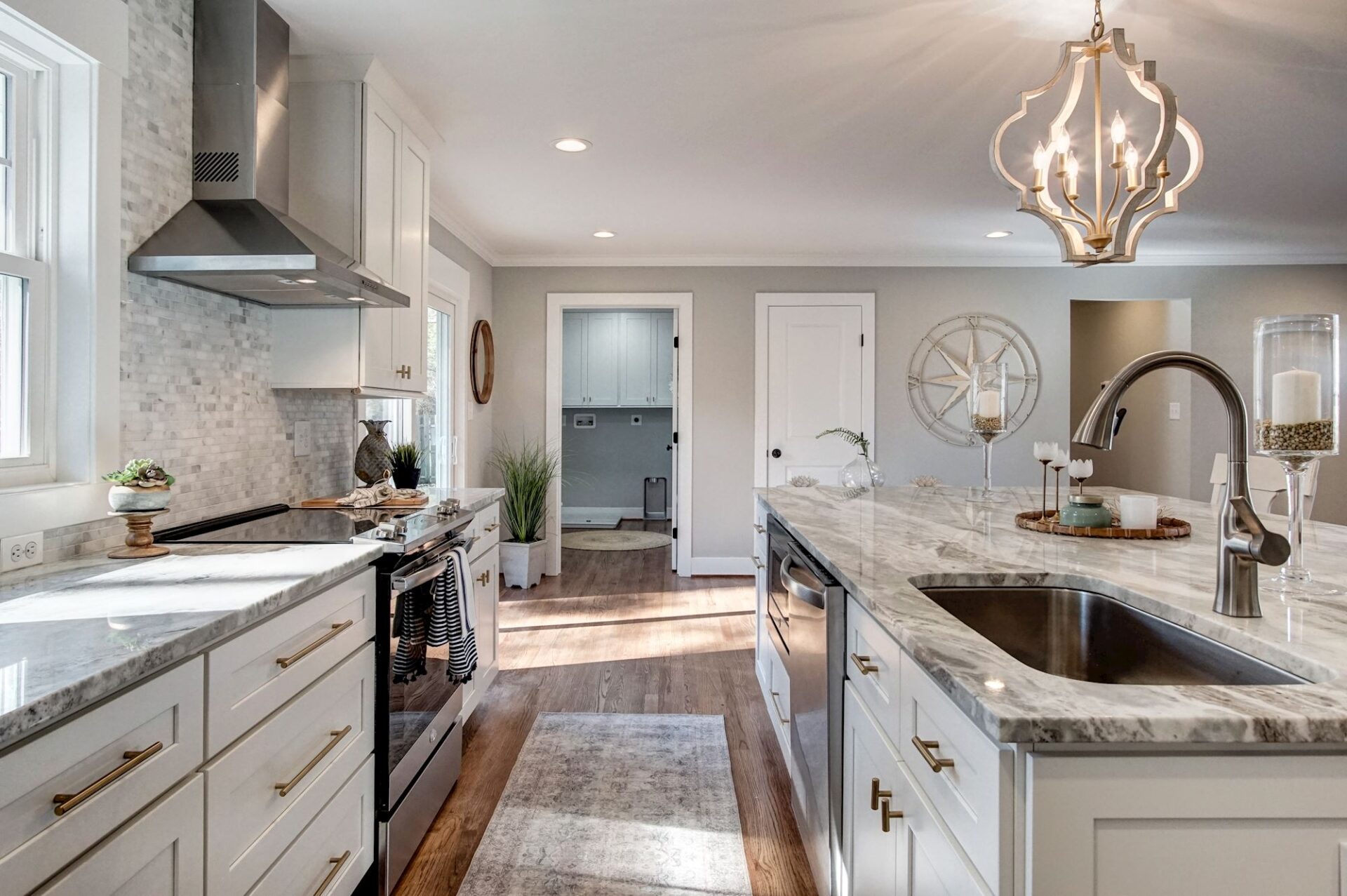 modern kitchen area