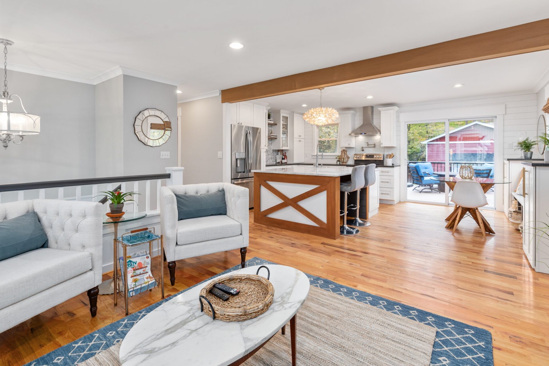 old-fashioned living room area