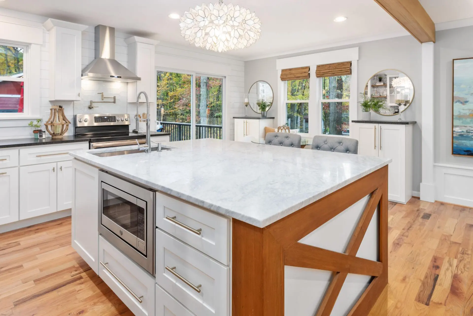 old-fashioned kitchen island